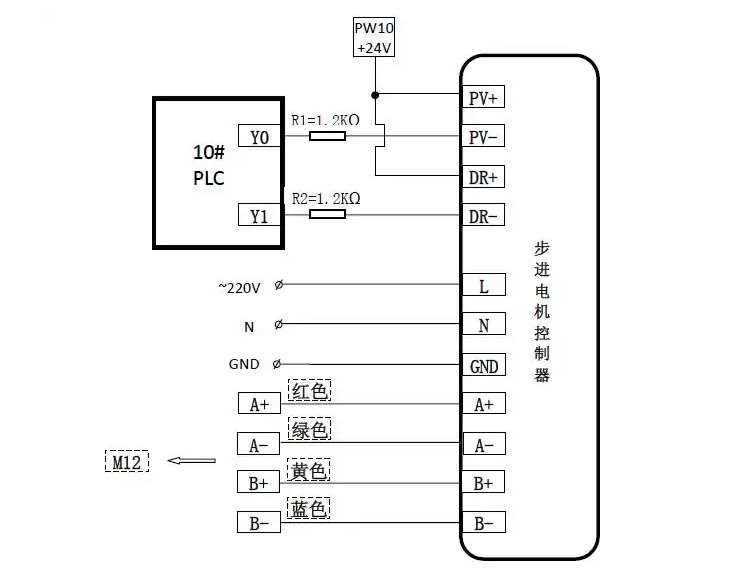 步進(jìn)電機(jī)4根線怎么接線（步進(jìn)電機(jī)四根線）
